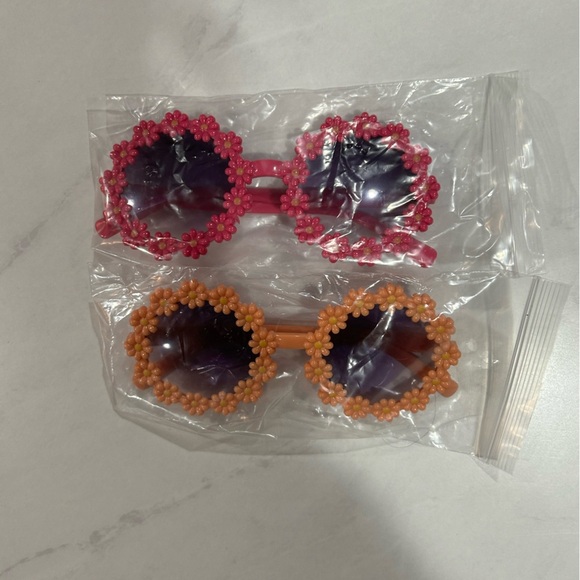 Sunglasses 2 Pairs - Pink & Orange - Picture 1 of 1